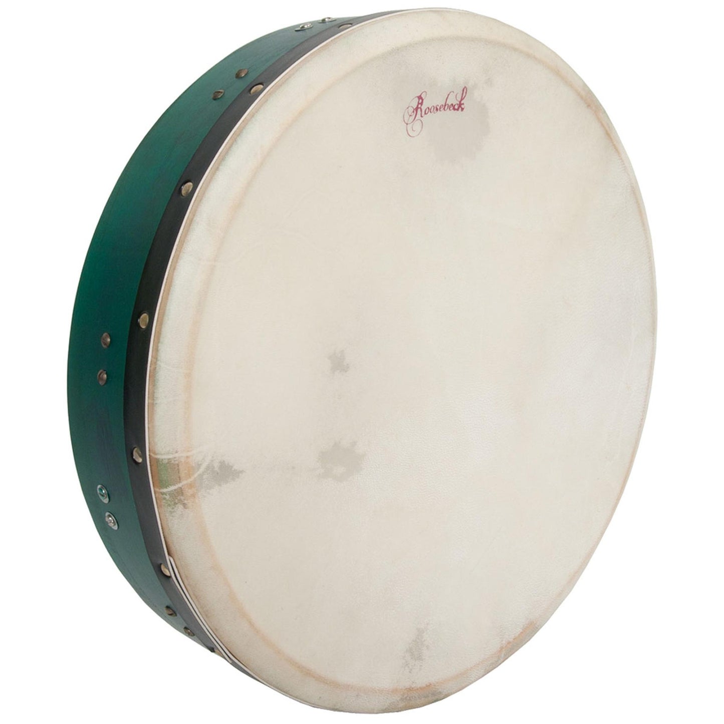 Roosebeck Tunable Mulberry Bodhran T-Bar 16-by-3.5-Inch - Green