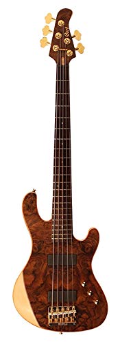 Cort Jeff Berlin Signature Series Rithimic 5-String Electric Bass, Natural
