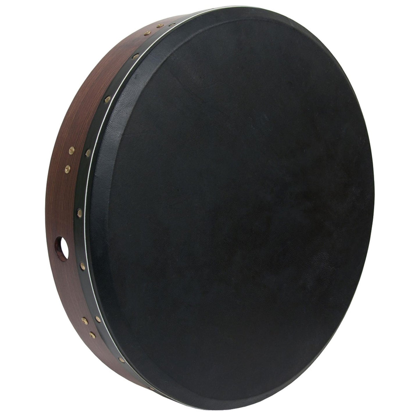 Roosebeck Tunable Sheesham Bodhrán Cross-Bar 18"x3.5", Black Goat Skin