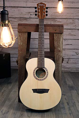Washburn Apprentice G-Mini 5 with Gig Bag, Acoustic Guitar, Natural