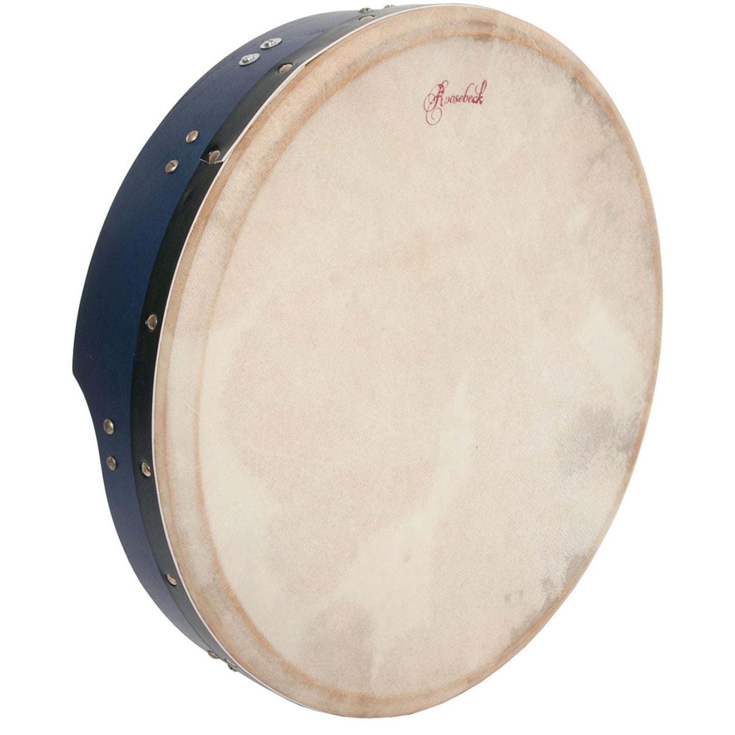 Bodhran, 16"x3.5", Tune, Blue, T-Bar