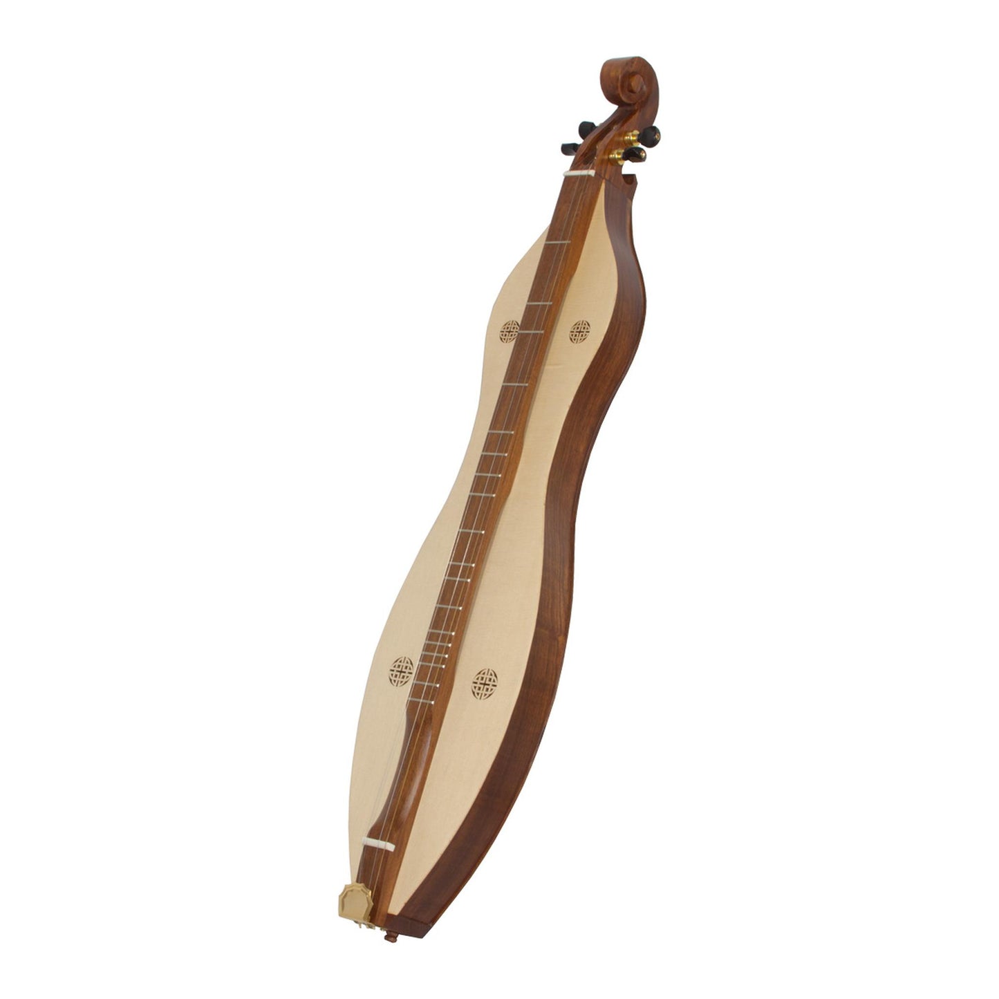 Roosebeck Emma Mountain Dulcimer 4-String Vaulted Fretboard Spruce Knotwork