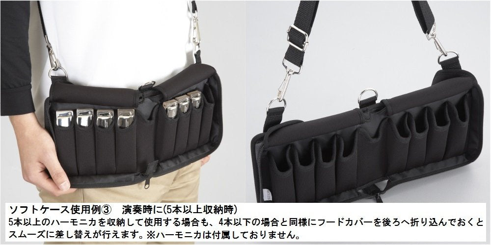 Suzuki SHC-8 Harmonica Case (8 Tremolos)