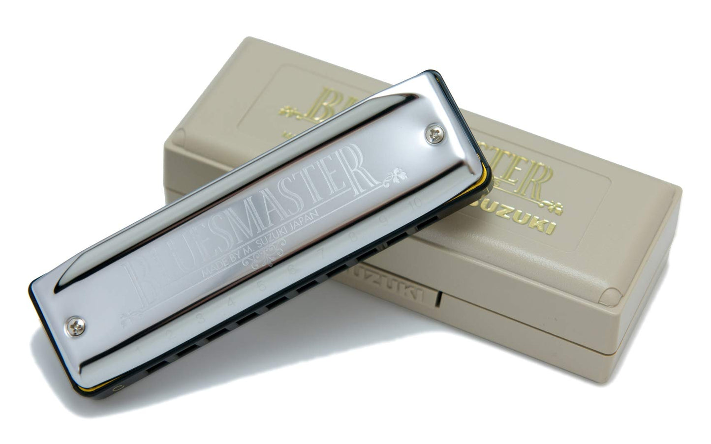 Suzuki Harmonica, Silver (MR-250-F)
