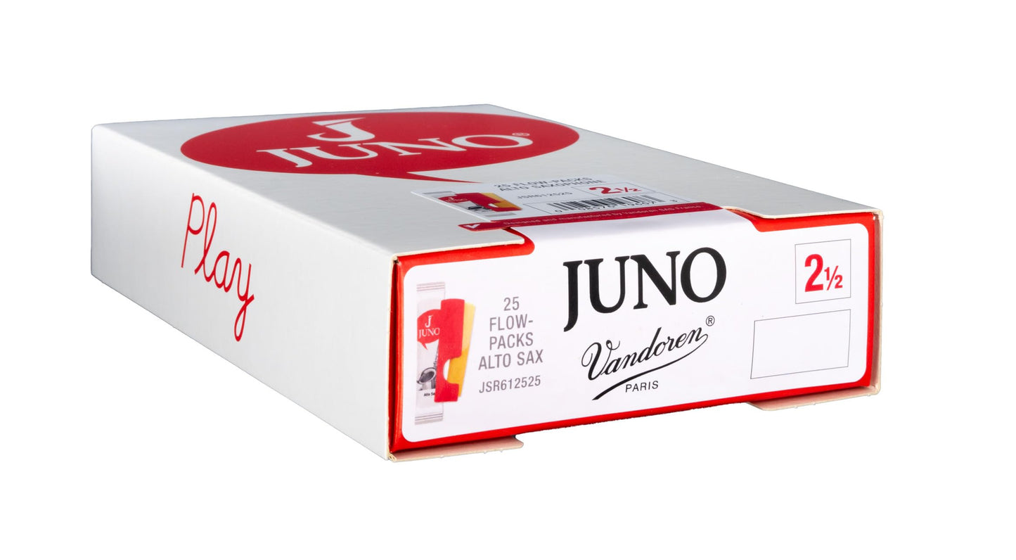 Vandoren JUNO Alto Sax Box of 25 Reeds 2.5