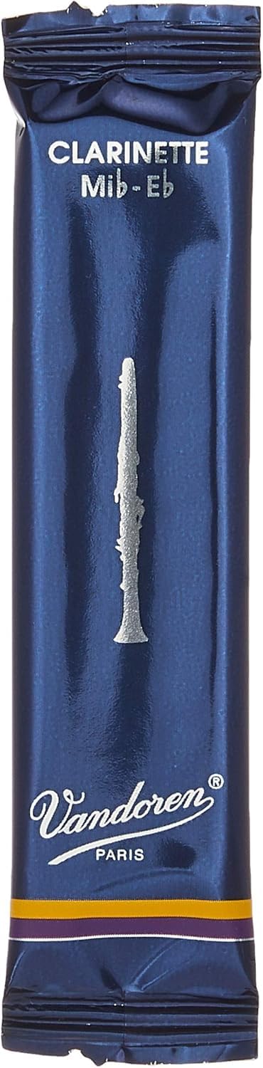 Vandoren Bb Clarinet Traditional Reeds Strength #2.5 Box of 10