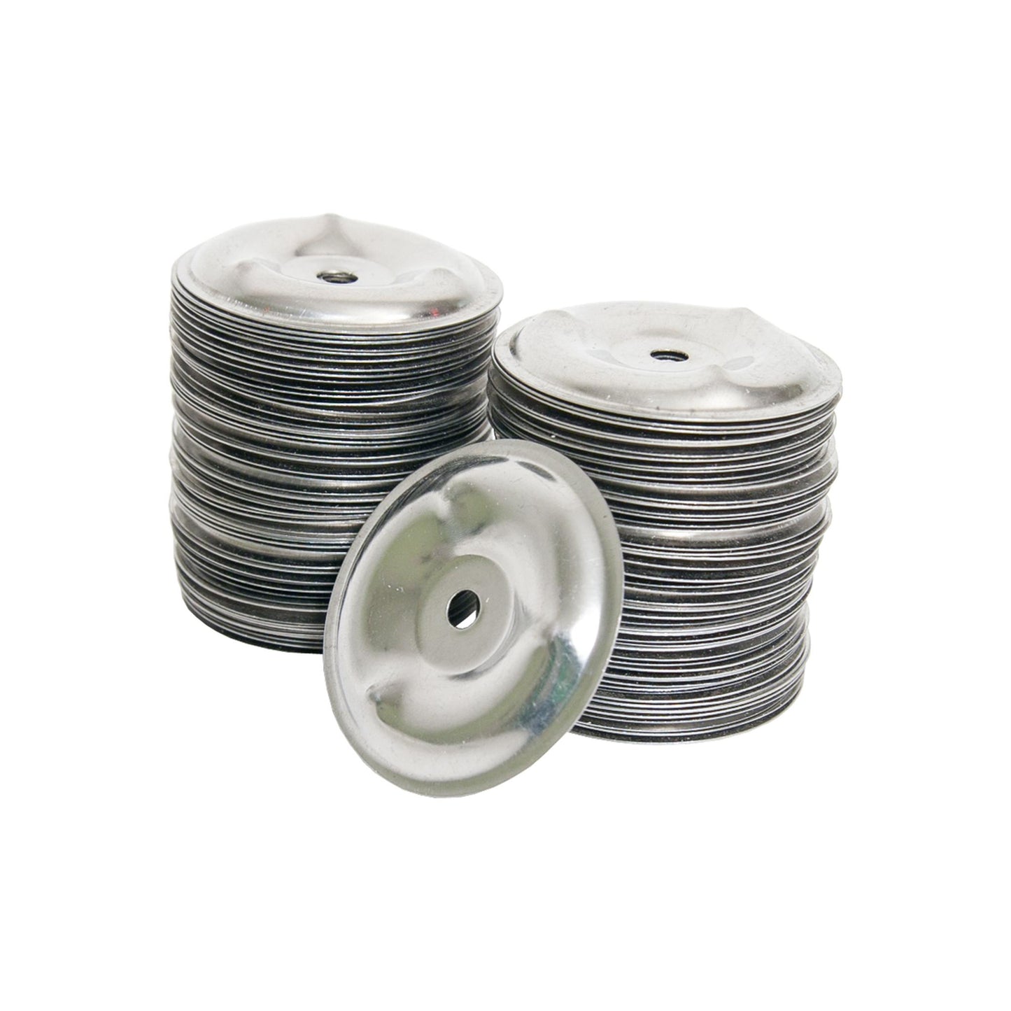 Steel Tambourine Jingles, 100 Count