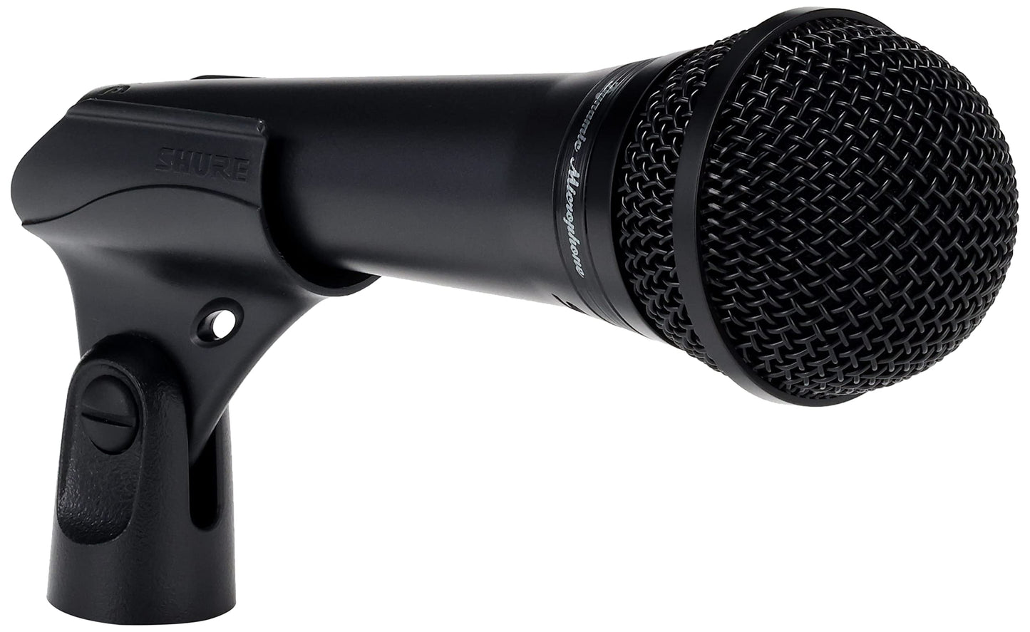 Shure PGA58 Dynamic Microphone - Handheld Mic for Vocals with Cardioid Pick-up Pattern, Discrete On/Off Switch, 3-pin XLR Connector, 15' XLR-to-QTR Cable, Stand Adapter and Zipper Pouch (PGA58-QTR)
