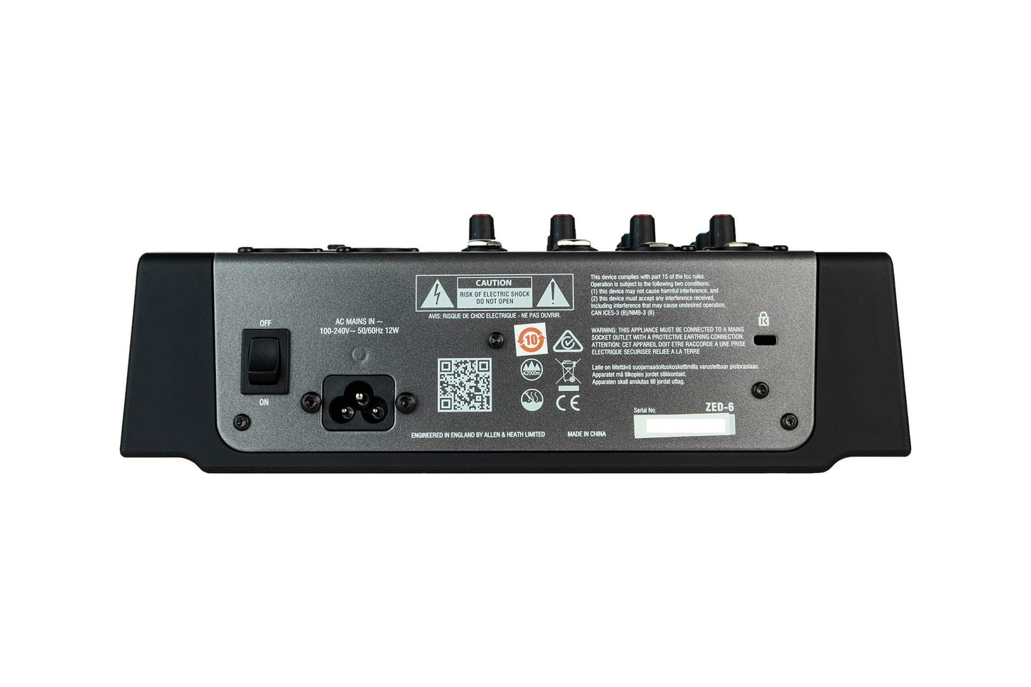 Allen & Heath ZED-6 – Ultra Compact 6-Input Audio Mixer (AH-ZED-6)
