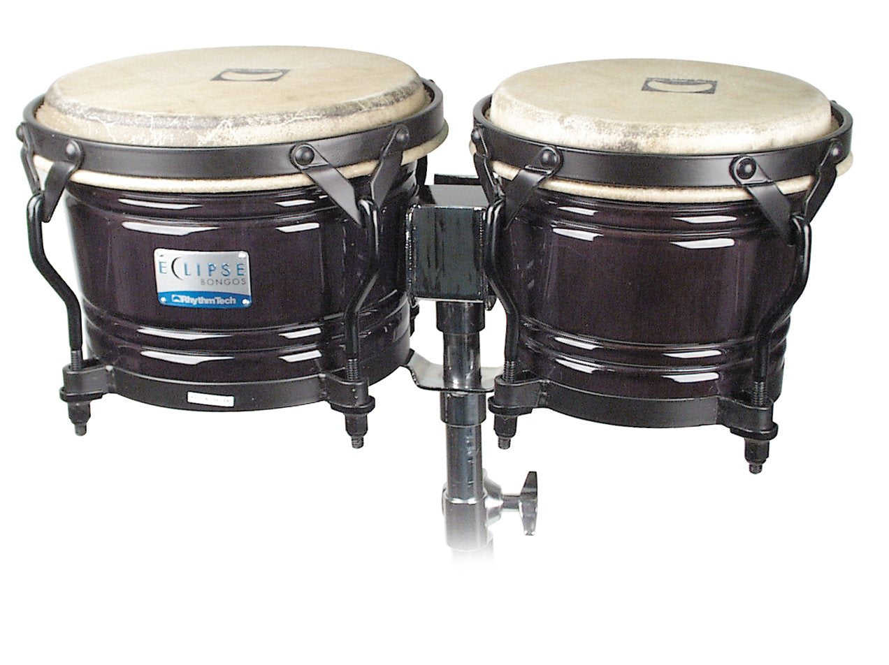 Rhythm Tech Bongo Drum, Black, Regular (RT 5601)
