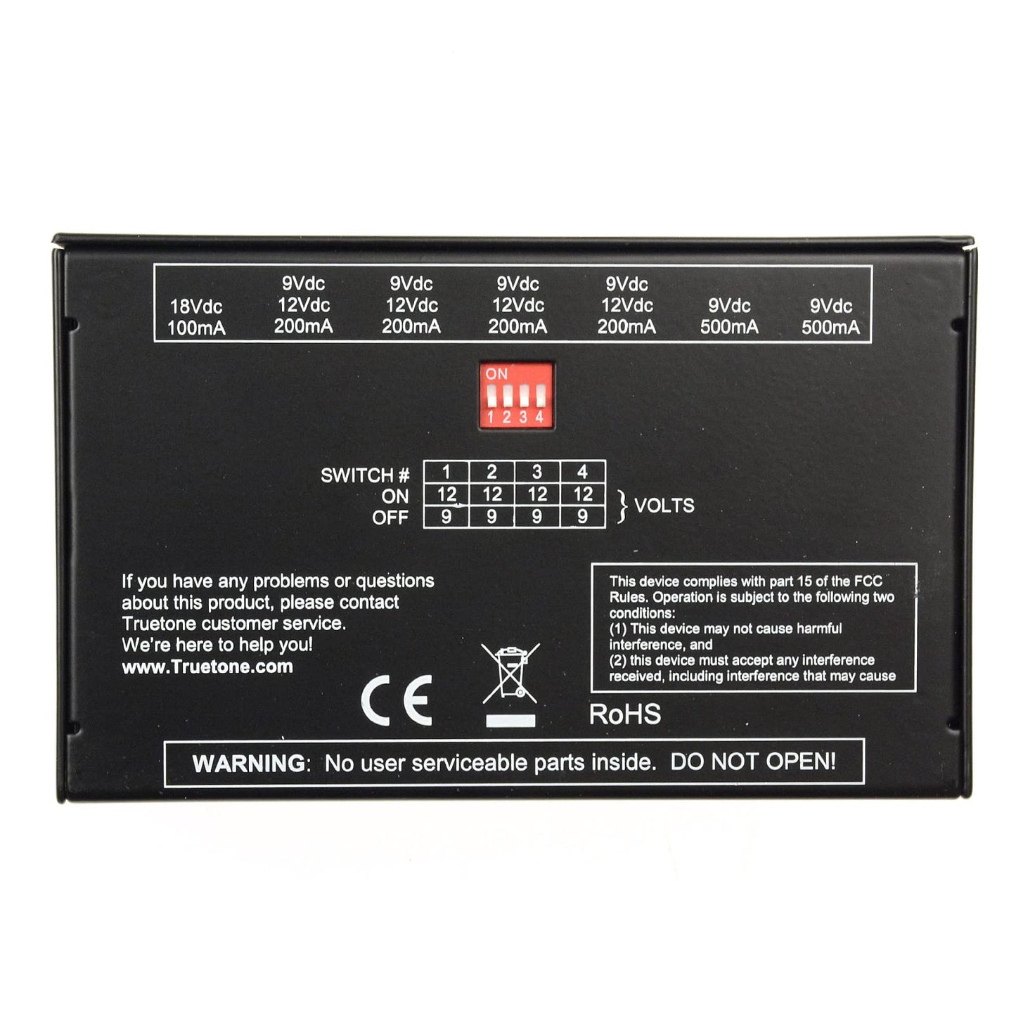 Truetone 1 SPOT PRO CS7 7-output Isolated Guitar Pedal Power Supply