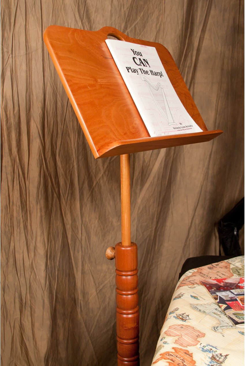 Roosebeck Single Tray Colonial Red Cedar Music Stand