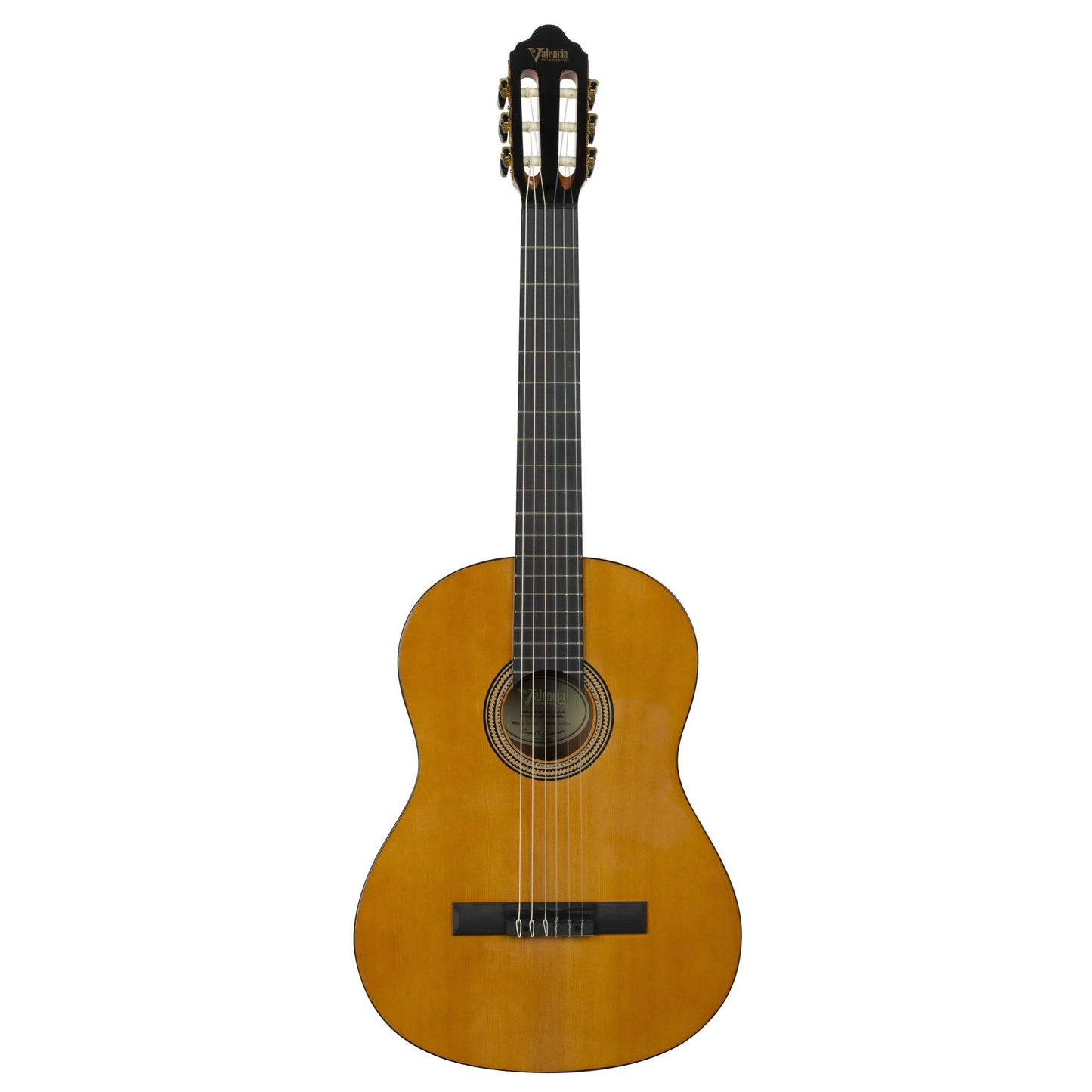 Valencia 6 String Classical Guitar, Right, Antique Vintage (VC264)