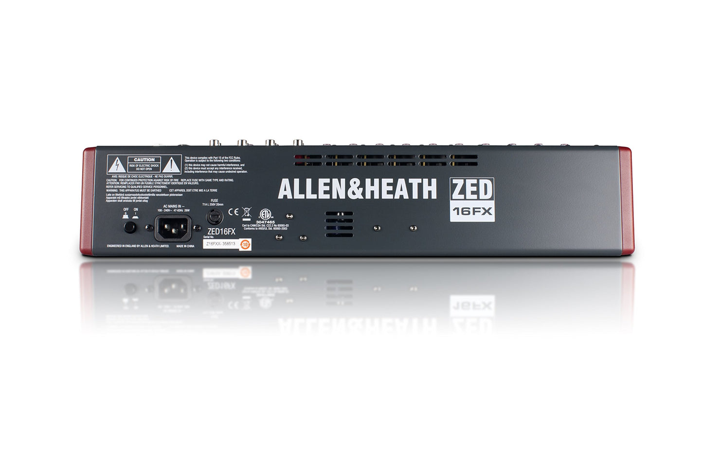 Allen & Heath ZED-16FX - 16-Channel Touring Quality Mixer with Onboard FX and USB I/O (AH-ZED-16FX)
