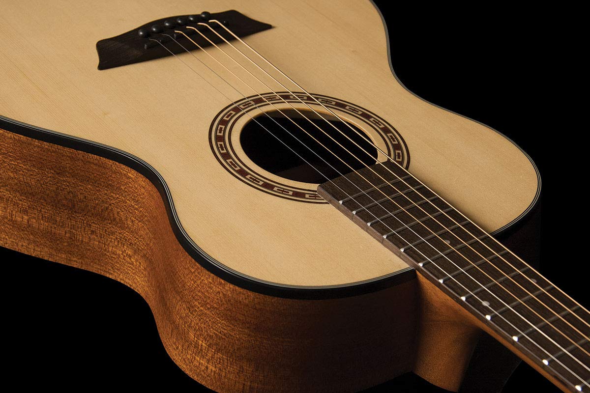 Washburn Apprentice G-Mini 5 with Gig Bag, Acoustic Guitar, Natural
