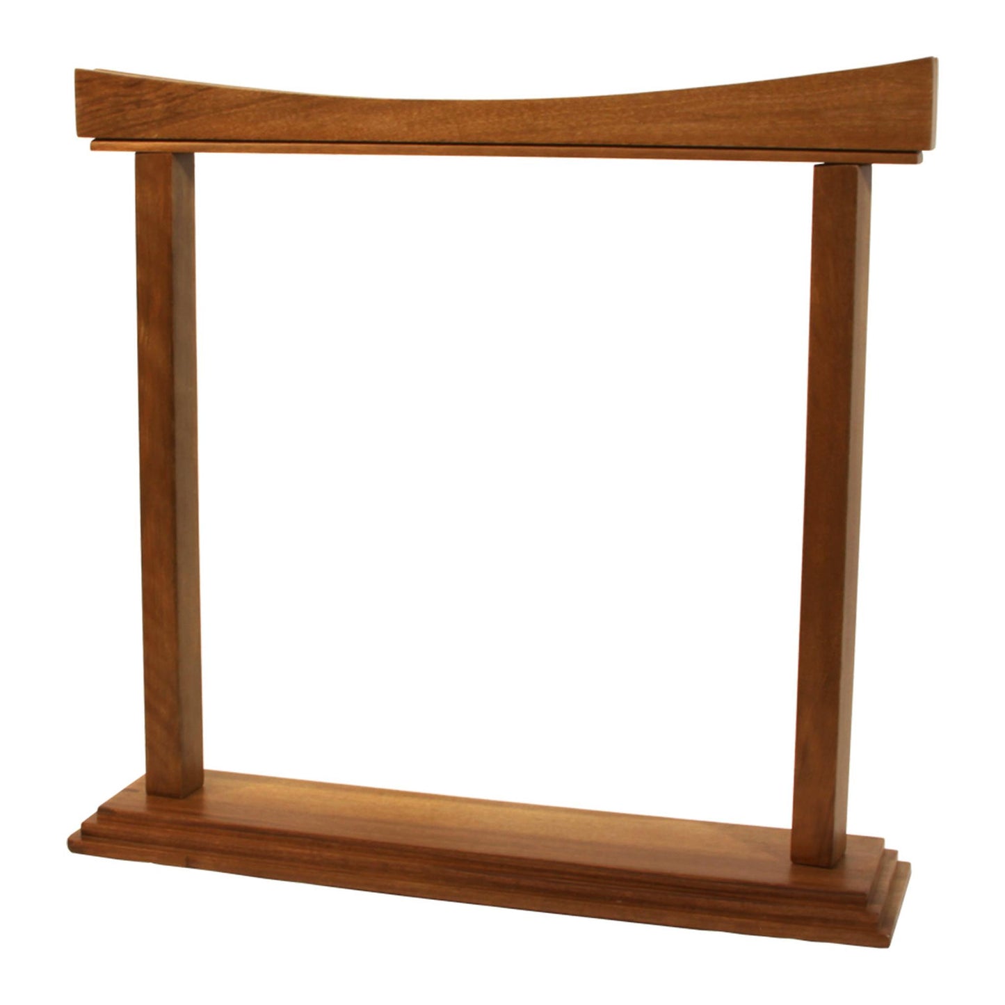 Dobani 14" Gong Stand - Curved Walnut
