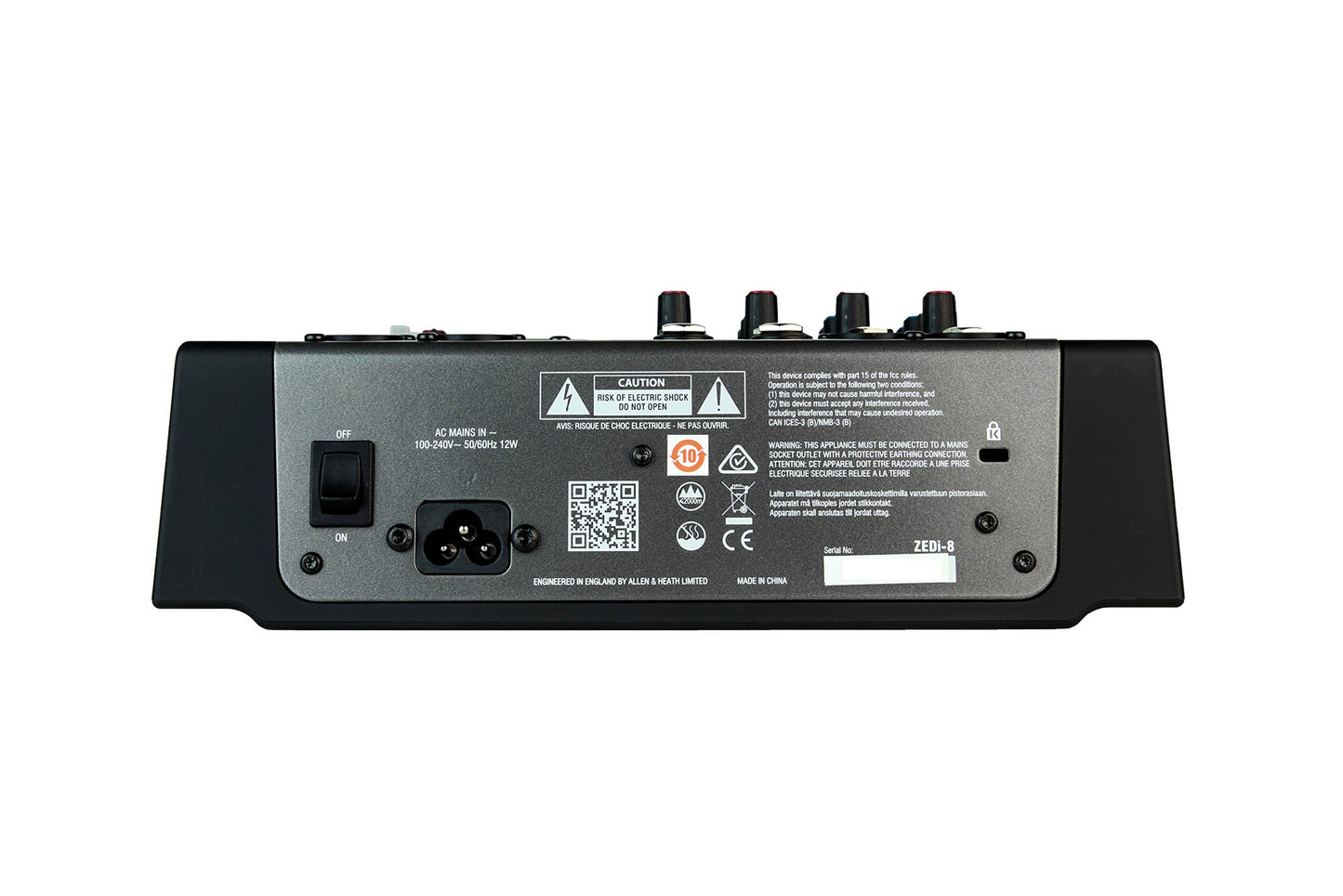 Allen & Heath ZEDi-8 - Compact Hybrid Audio Mixer/USB Interface (AH-ZEDi-8)