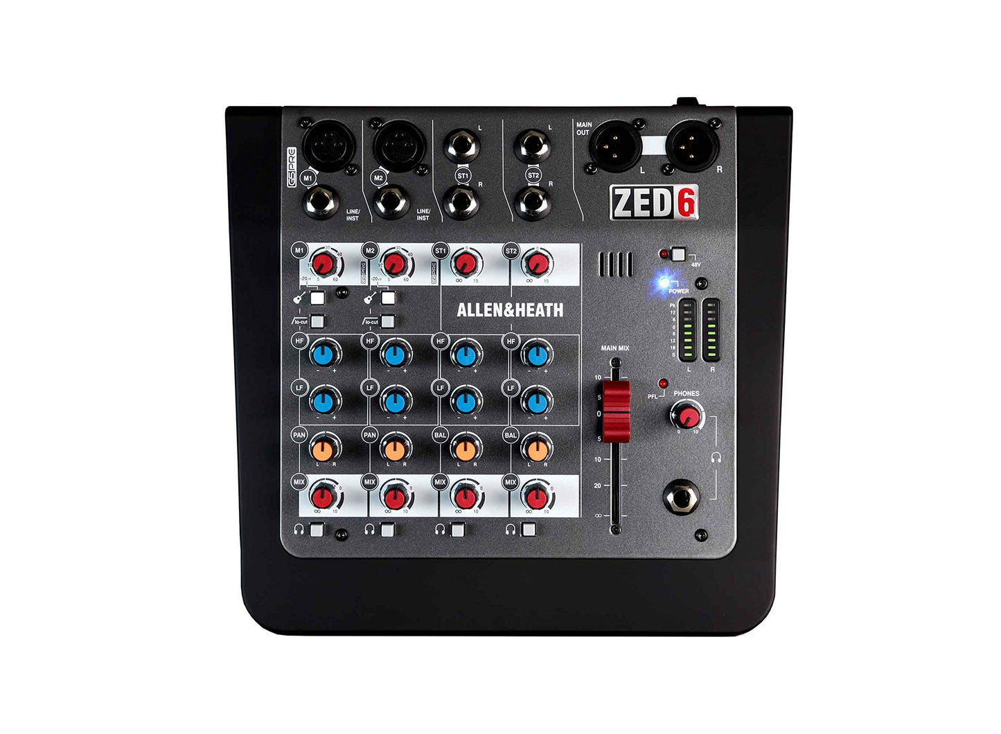 Allen & Heath ZED-6 – Ultra Compact 6-Input Audio Mixer (AH-ZED-6)