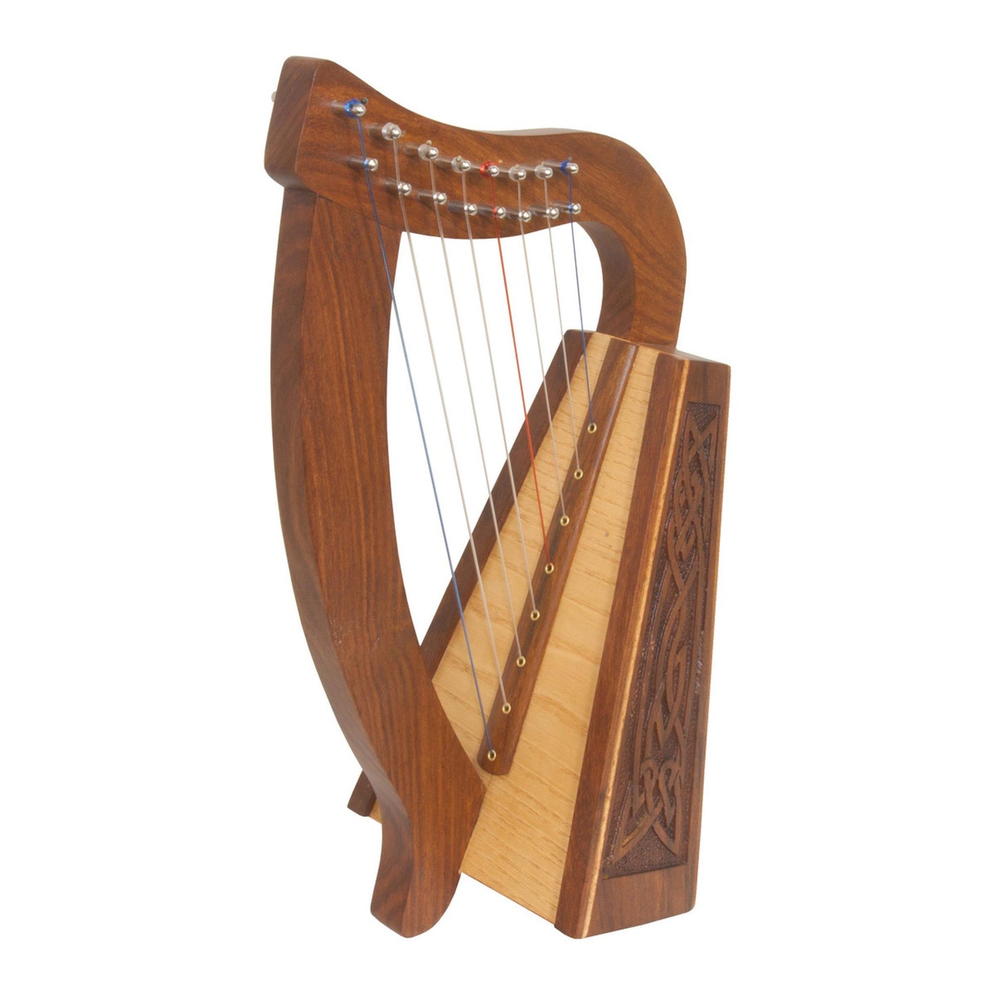 Roosebeck Lily Harp, 8 Strings, Knotwork