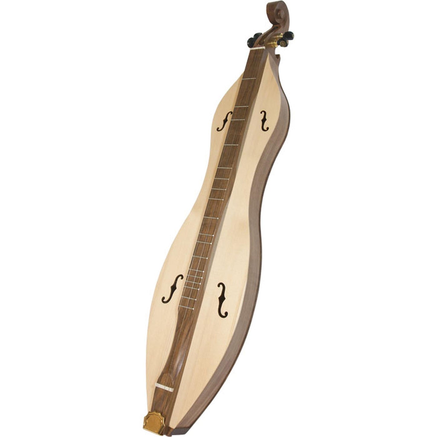 Roosebeck Deluxe Emma Mountain Dulcimer F Holes Walnut + Pick + Noter Blemished