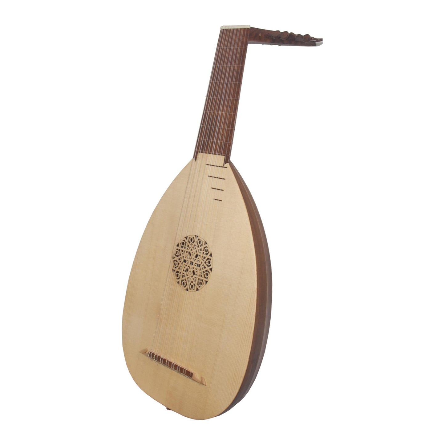 Roosebeck Lute 8 Course 30 Inch Canadian Spruce + Book & Padded Gig Bag