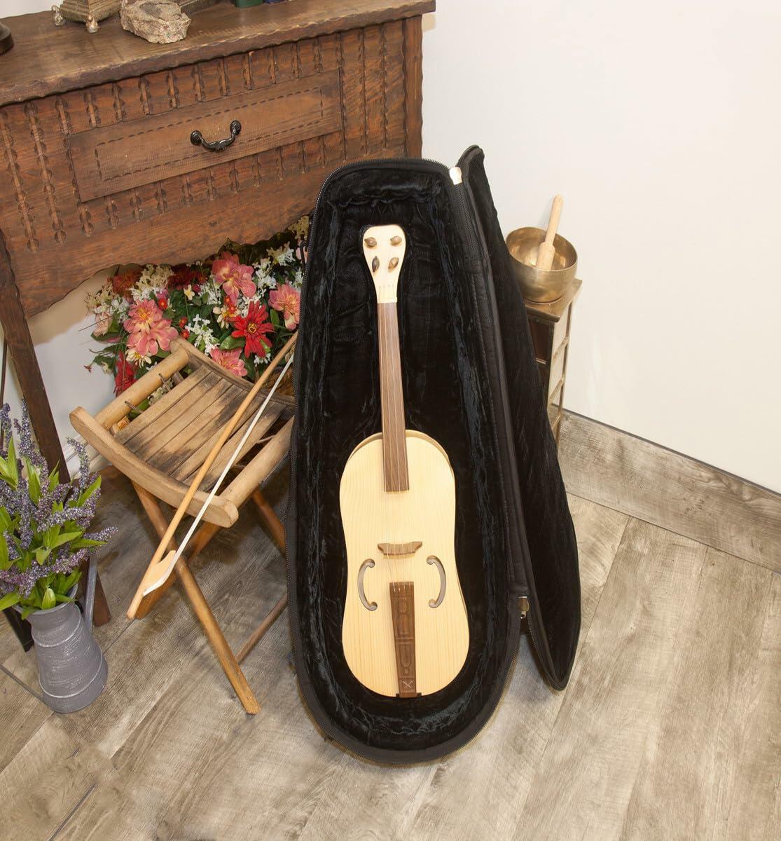 Roosebeck 4-String Fiddle Vielle Medieval Violin - Solid Maple & Spruce