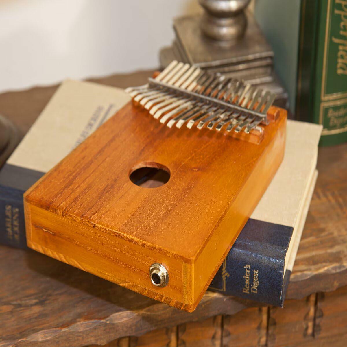 Red Cedar 17-Key Thumb Piano Kalimba with Pickup