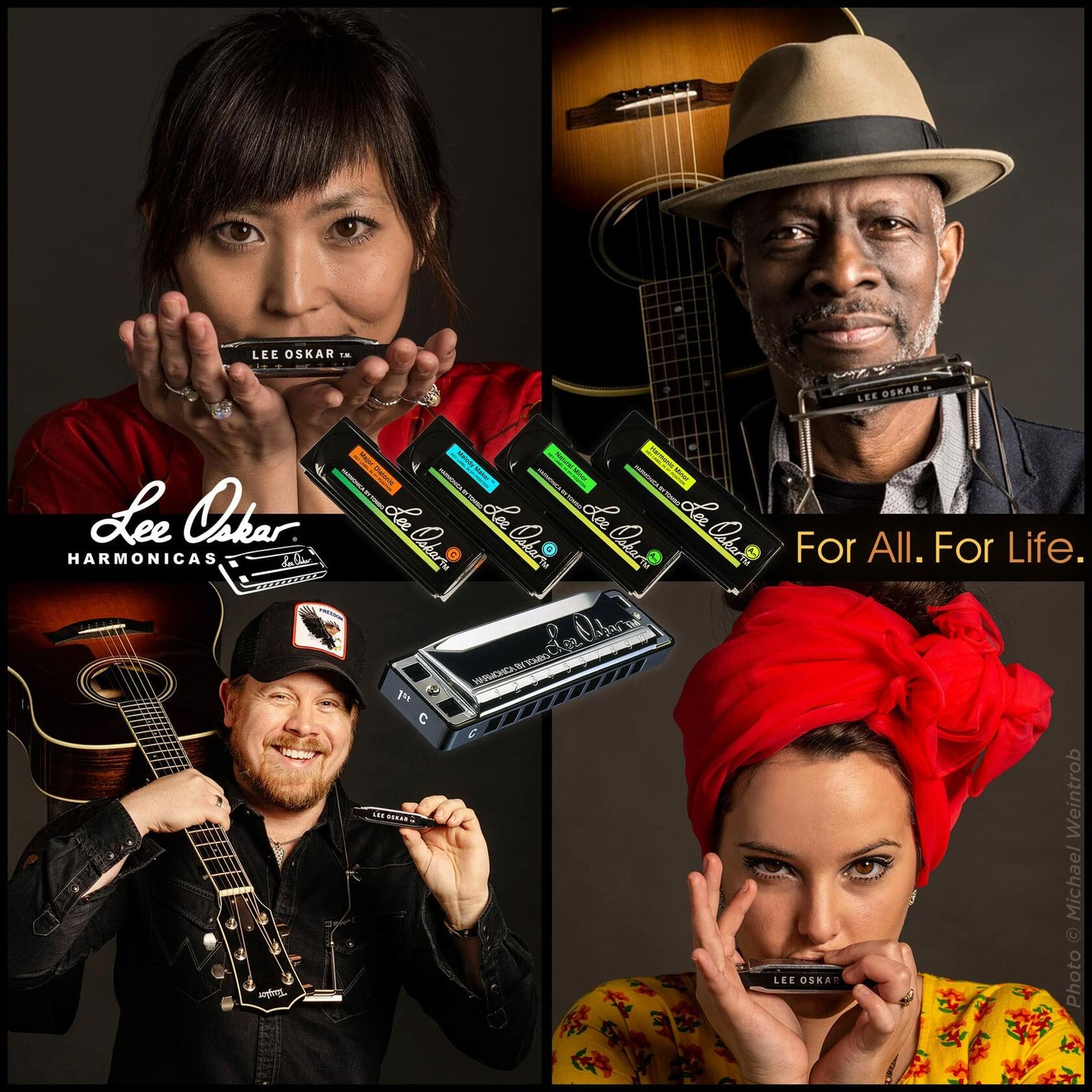 Lee Oskar Harmonica, Major Key of F Sharp