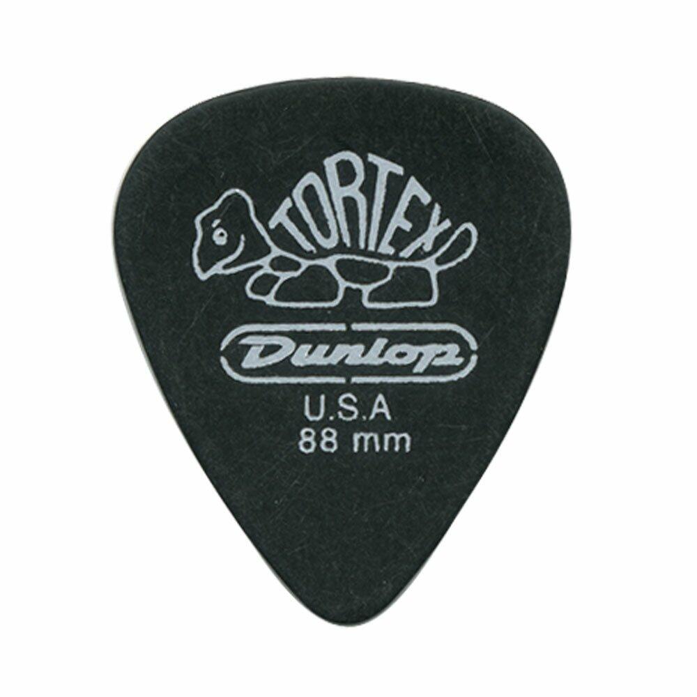 Dunlop 488R.88 Tortex® Pitch Black, .88mm, 72/Bag