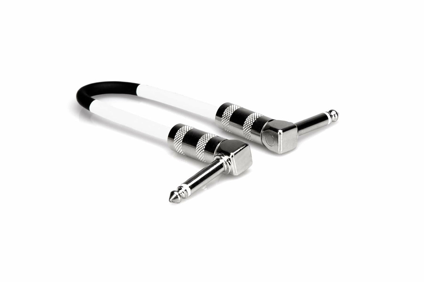 Hosa CPE-606 Guitar Patch Cable, Hosa Right-angle to Same, 6 Inches