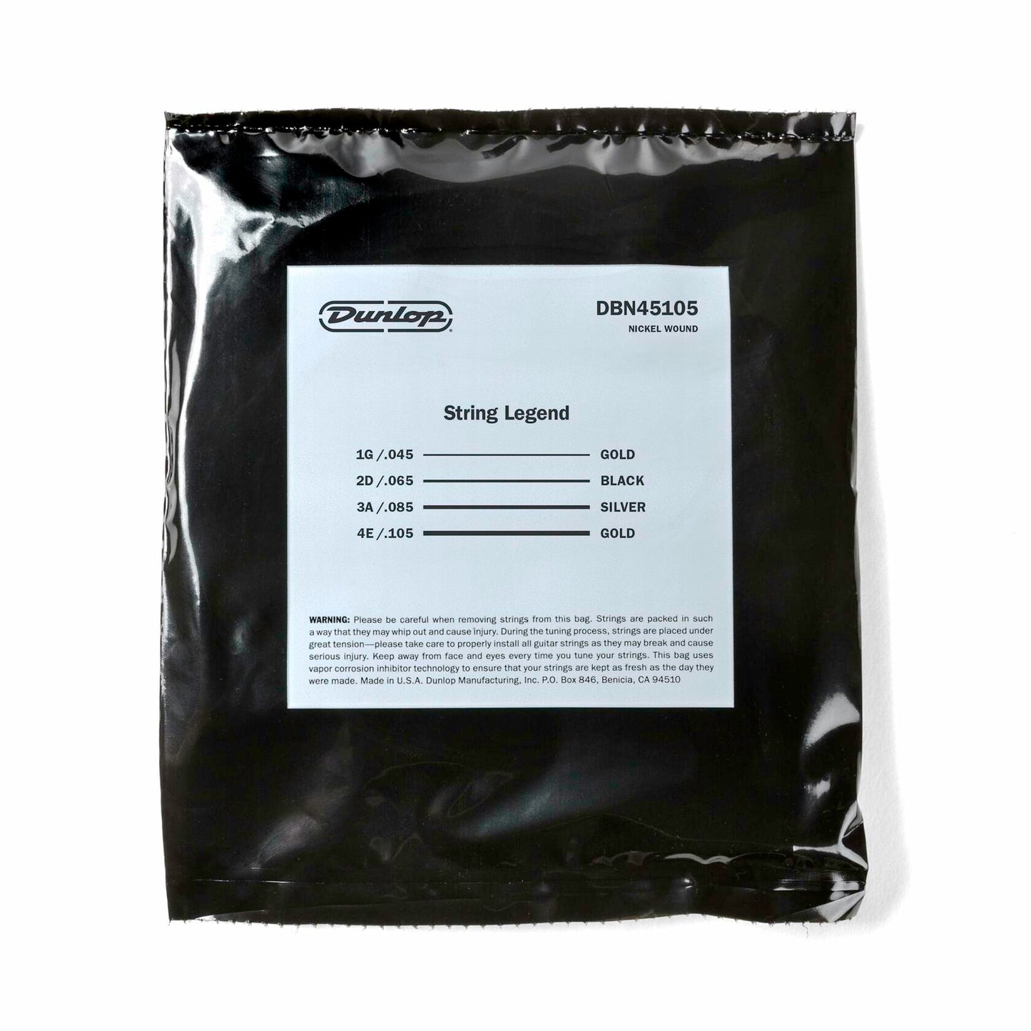 Jim Dunlop Standard Series Nickel Wound Bass Strings 45-105