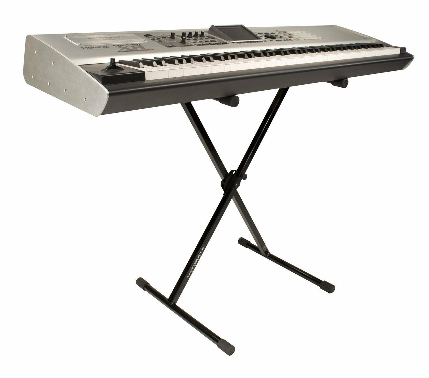 Ultimate Support IQ-1000 IQ Series X-style Keyboard Stand Single-braced Tubing - 100 lbs. Capacity