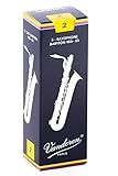 Vandoren Bari Sax Traditional Reeds Strength #2; Box of 5