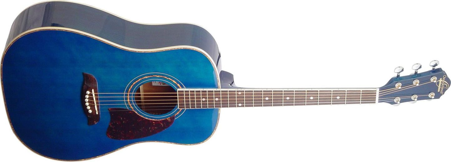 Oscar Schmidt OG2TBL-A-U Acoustic Guitar - Blue