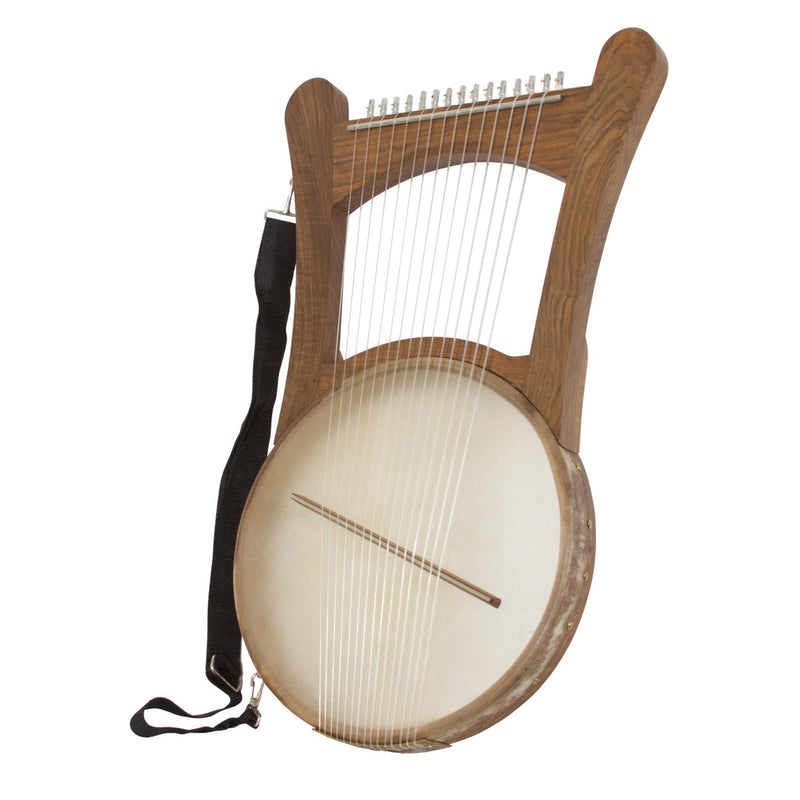 King David Nevel Harp - Walnut