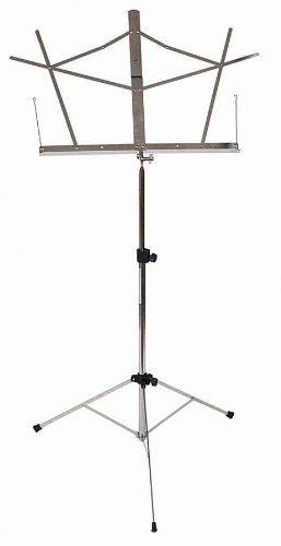 Stageline MS2NB Music Stand - Nickel with Bag