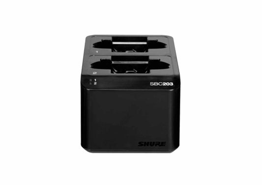 Shure SBC203-US Dual Docking Station for SLXD Transmitters and SB903 Battery