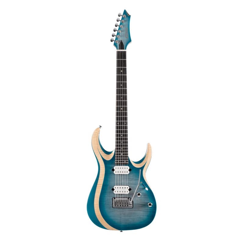 Cort 6 String Electric Guitar, Right, Polar Ice Burst (X700DUALITYII-PIB)