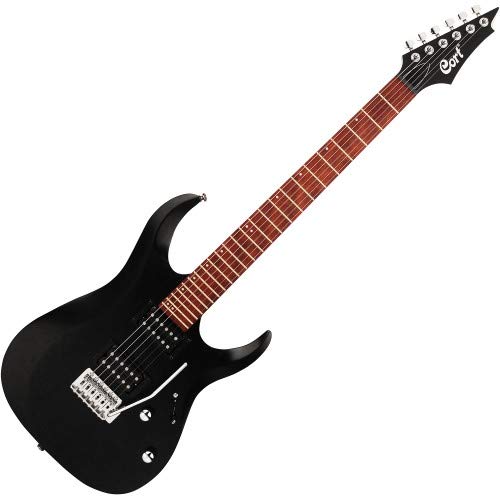 Cort X Series X100 Electric Guitar, Open Pore Black