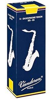 Vandoren Tenor Sax Traditional Reeds Strength #2; Box of 5