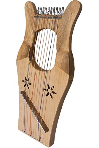 Mid-East Mini Kinnor Harp - Light - Walnut