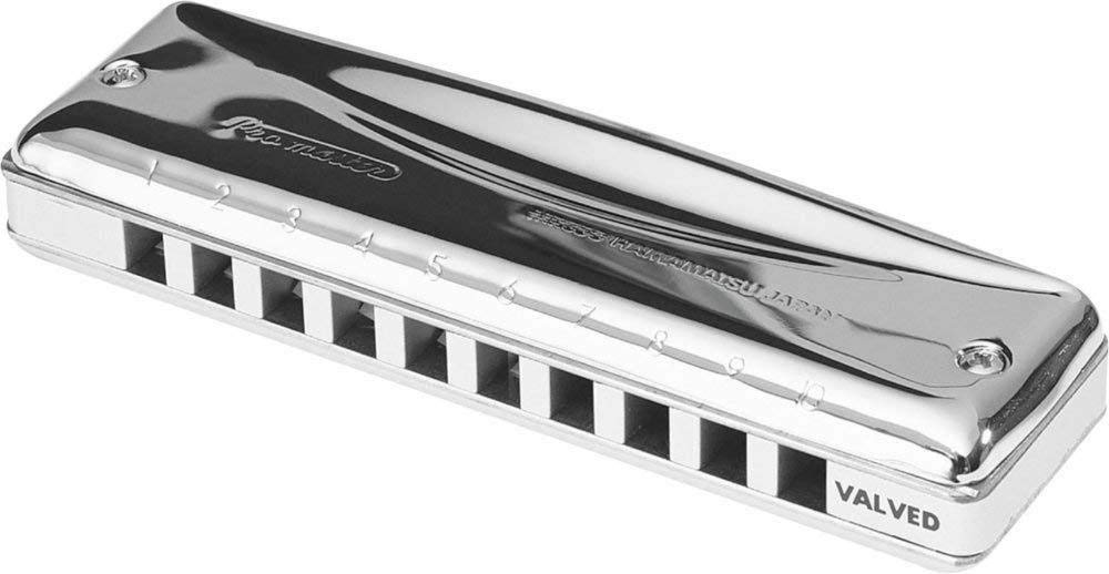 Other Harmonica, Silver with chrome plating (Suzuki-Promaster-Valved-Ab)