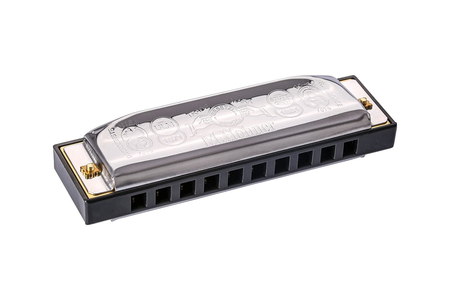 Hohner Harmonica (E Flat, Plastic, Silver, Black, Classic Line, Special Country models tuning)