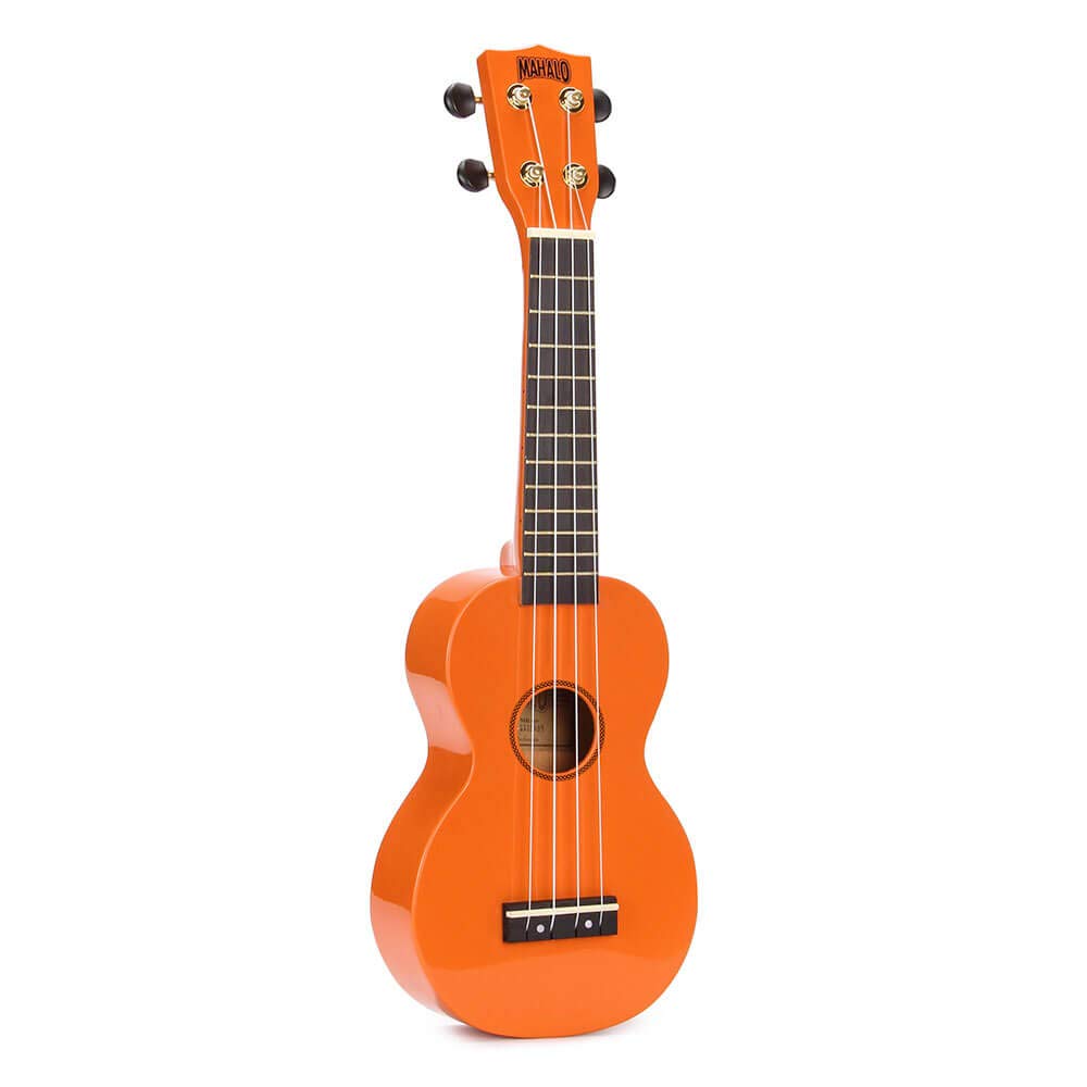 Mahalo Ukuleles MR1OR Rainbow Series Soprano Ukulele