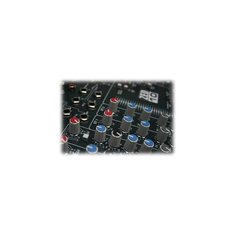 Allen & Heath ZED-10 - Touring Quality Audio Mixer with 2 Mic/Line, 2 Mic/Line/DI, 3 Stereo Line and USB I/O (AH-ZED-10),Black and Red