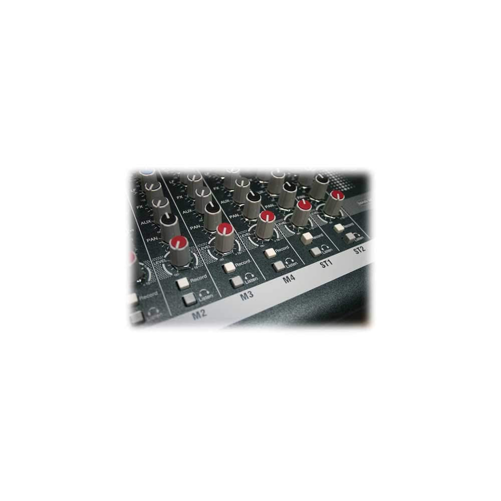 Allen & Heath ZED-10 - Touring Quality Audio Mixer with 2 Mic/Line, 2 Mic/Line/DI, 3 Stereo Line and USB I/O (AH-ZED-10),Black and Red