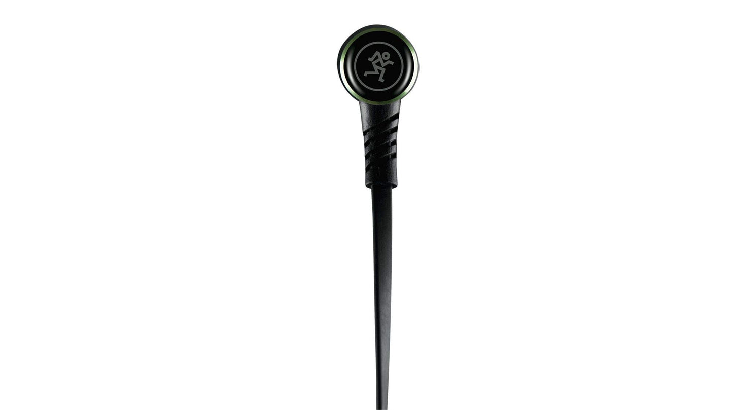 Mackie CR Series, Professional Fit Earphones High Performance with Mic and Control (CR-BUDS) ,Black