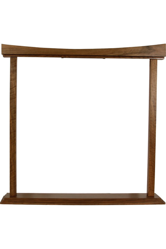 Dobani 22" Gong Stand - Curved Walnut