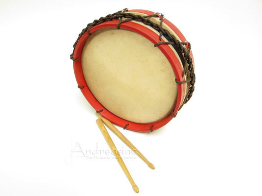 Tabor Drum, 10", with Sticks