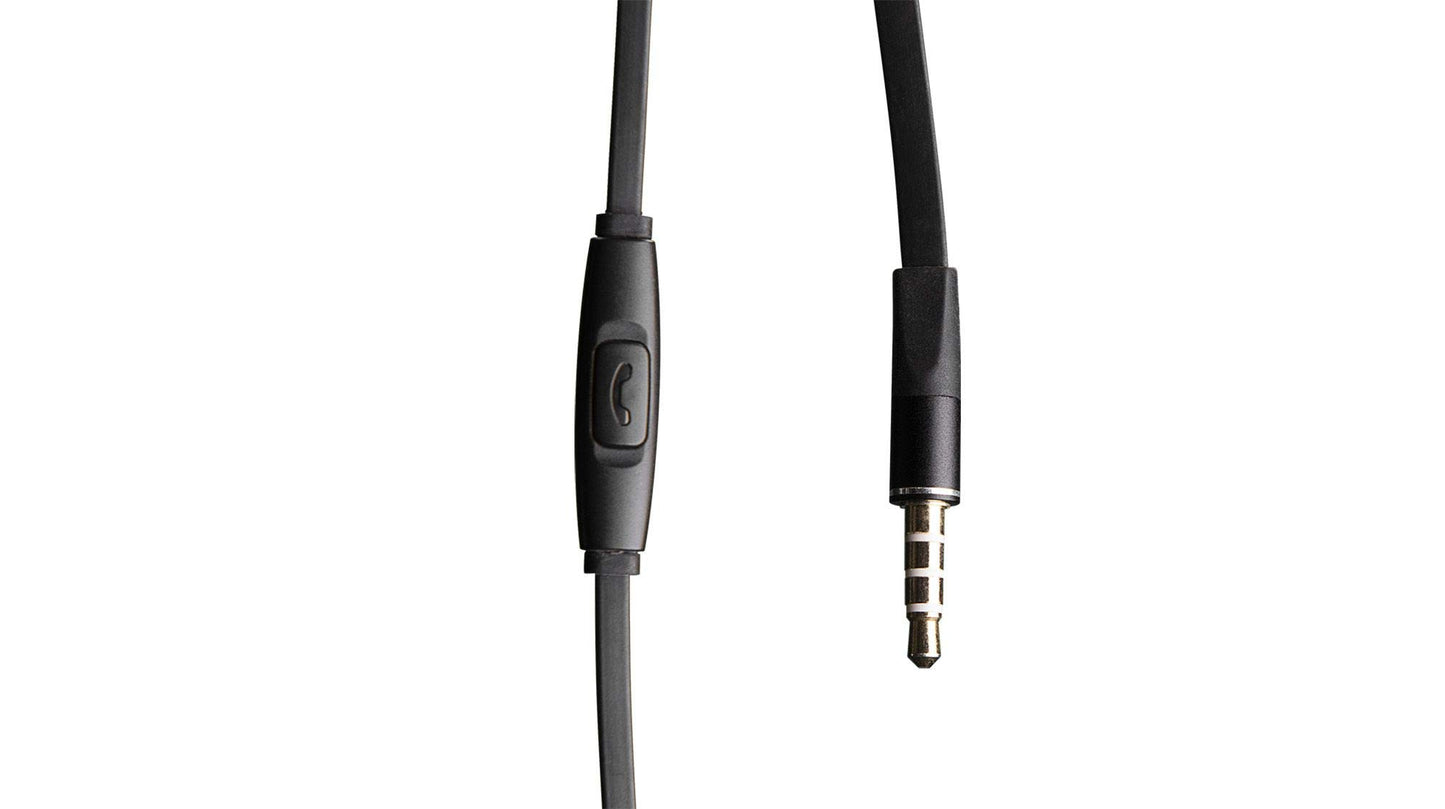 Mackie CR Series, Professional Fit Earphones High Performance with Mic and Control (CR-BUDS) ,Black